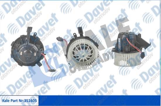 KALE 351605 Kalorifer Motoru Audi A4 A5 Q5 1.8tfsi 2.0/3.0tdi 08>17 (370w 12v)